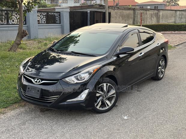 Hyundai Elantra Limited 4dr Sedan (1.8L 4cyl 6A) 2014 Black photo 2