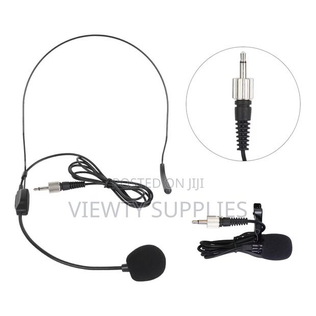 4 Channels Uhf Wireless Lapel Head Set Microphone With 4 Body Packs photo 4