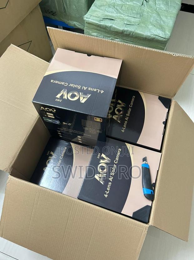 Aov 4 Lens 4g Ai Solar CCTV Smart Camera (4 in 1lens ) photo 2