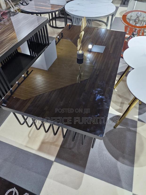 Modern Dual-Layered Center Table photo 2