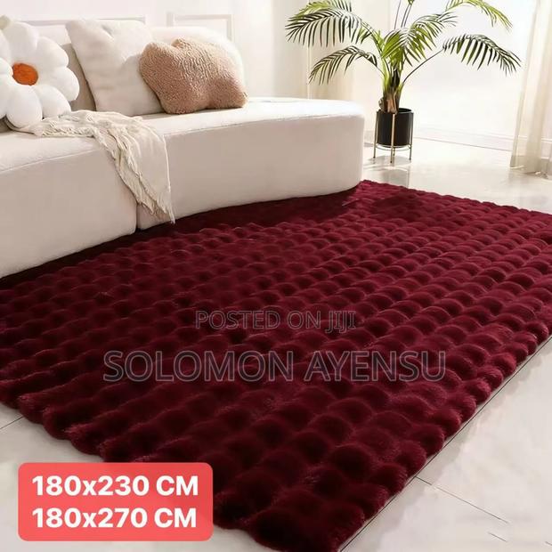 Quality Bubbles Rabbit Hair Carpet Available in Different Colours photo 2