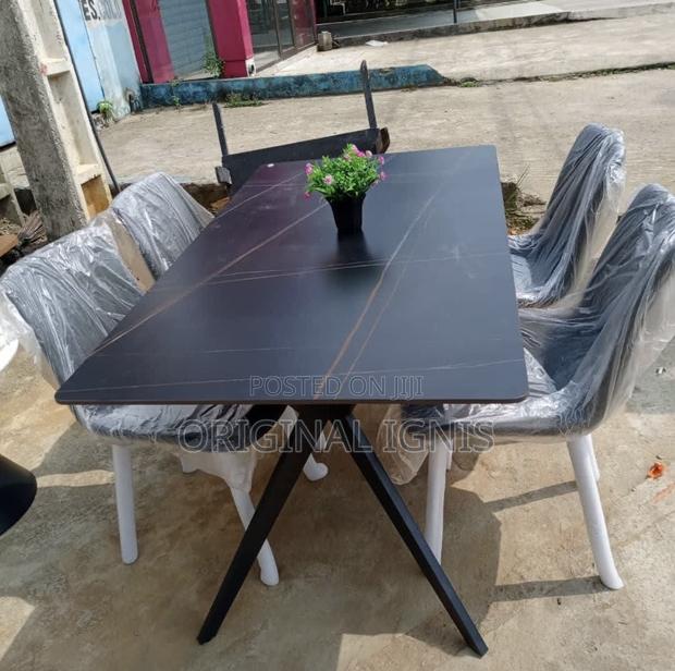 Marble Dining Table With 4 Chairs · Photo 2