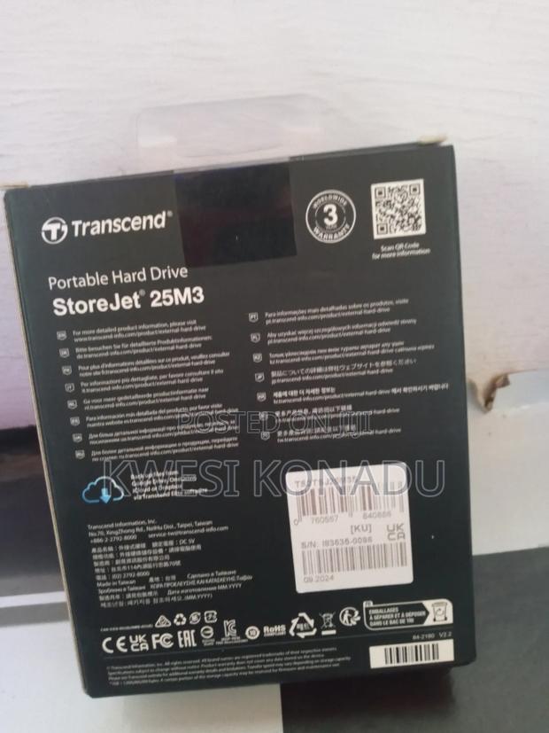 2026 Transcend 2tb External Hard Drive photo 3
