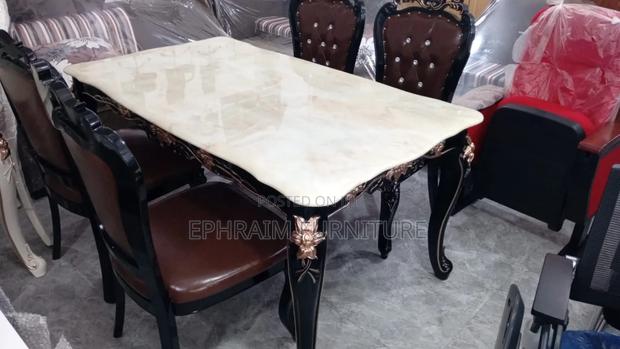 6 Chairs Marble Dinning Table photo 3