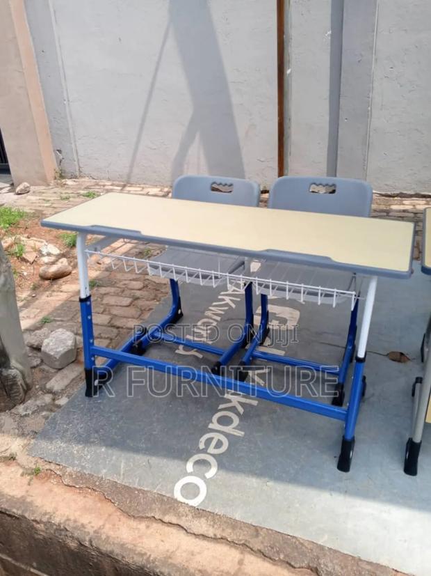 Study Chair and Table With Mesh Net