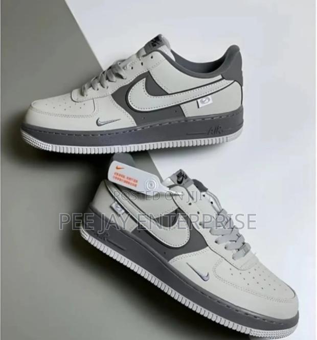 Nike Air Force 1 Low Grey Metallic Sneakers photo 2