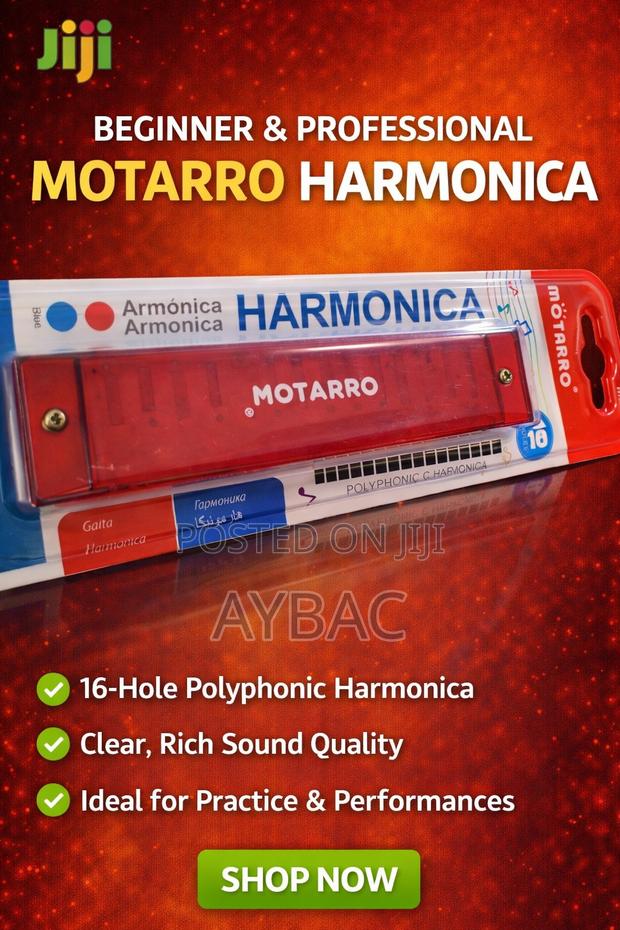 Motarro Harmonica – 16 Holes Polyphonic Mouth Organ photo 2