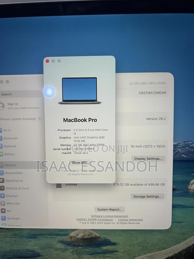 Laptop Apple MacBook Pro 2019 32GB Intel Core I9 SSD 512GB photo 6