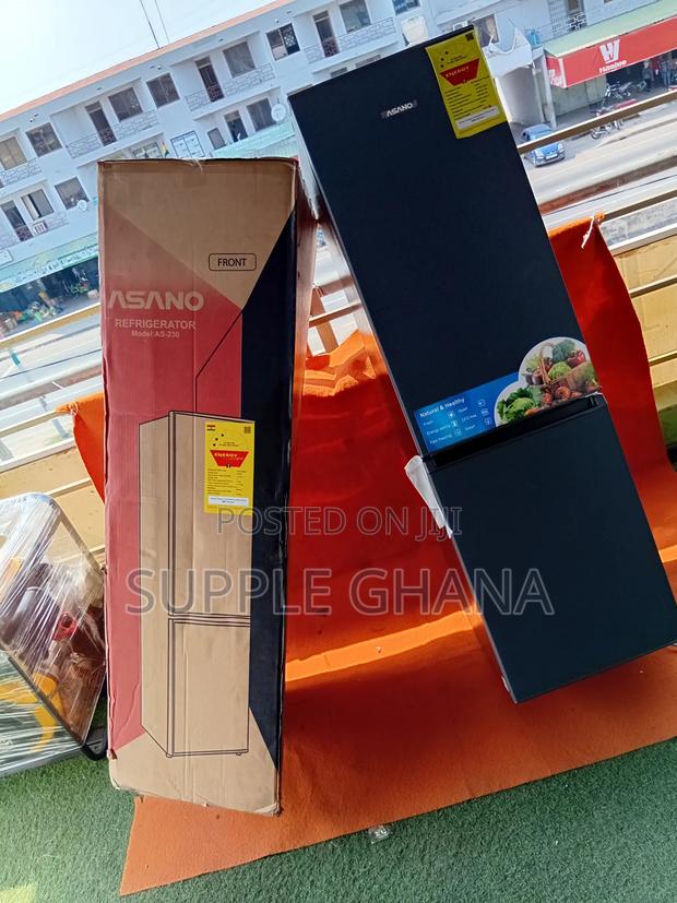 Asano 230l Double Door Refrigerator – Modern Design Fast Cooling