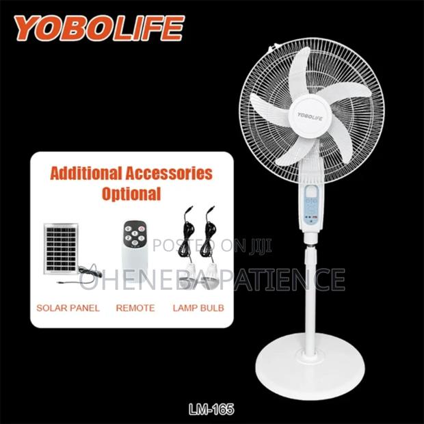 Solar Rechargeable Fan photo 3