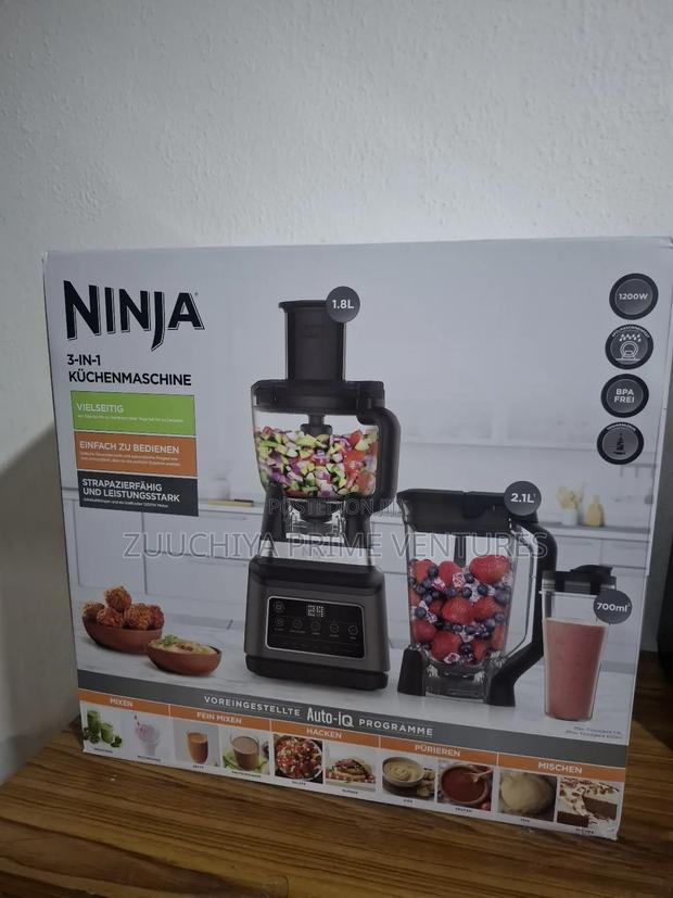 3-in-1 Ninja Auto-Iq Food Processor/Blender/Jug From Germany photo 2