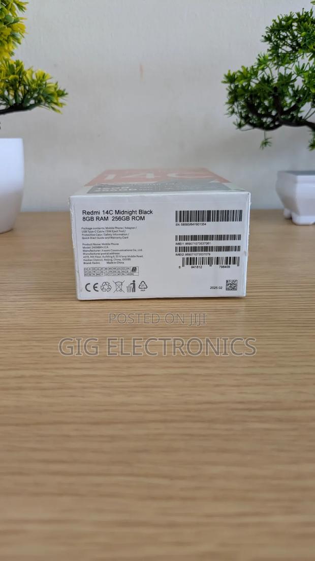 New Xiaomi Redmi 14C 256 GB Black photo 2