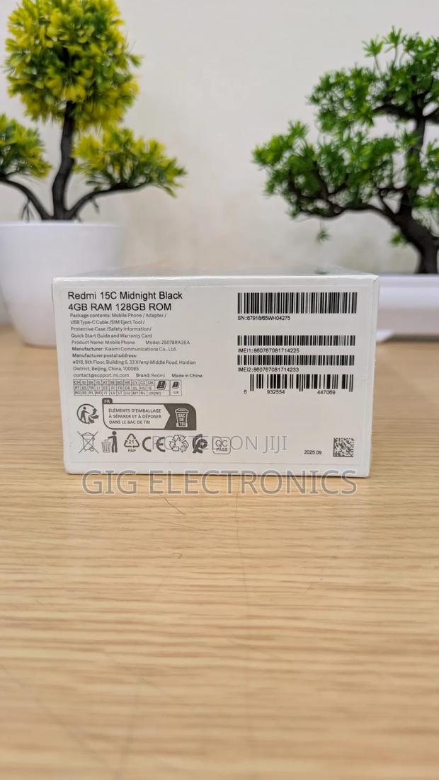 New Xiaomi Redmi 15C 4G 128 GB Black photo 2