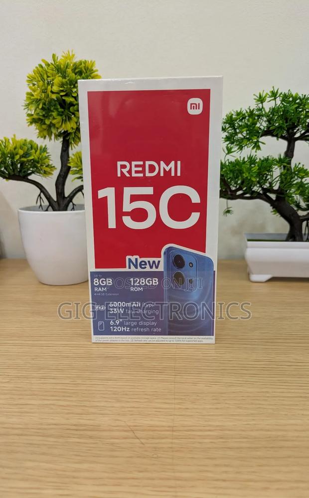 New Xiaomi Redmi 15C 4G 128 GB Black