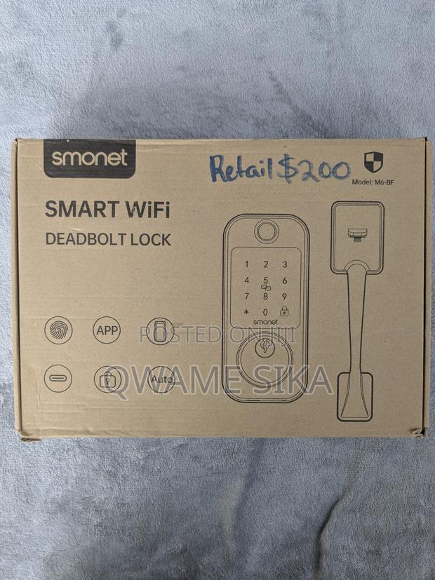 Brand New Smornet Smart Wifi Deadbolt Lock For Sale photo 2