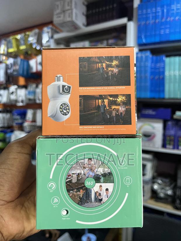Wifi Bulb Double Lens CCTV Camera photo 3