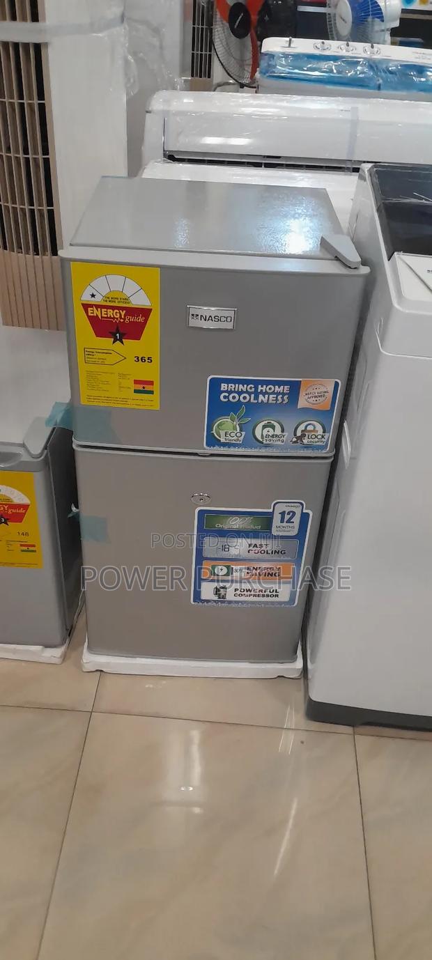 Nasco 90l Double Door Fridge