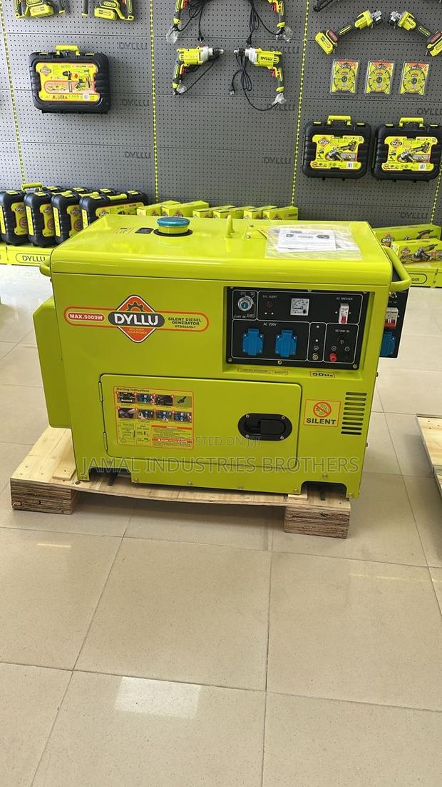 Silent Diesel Generator 6.5kva Brand New Dyllu With Auto Transfer Swit