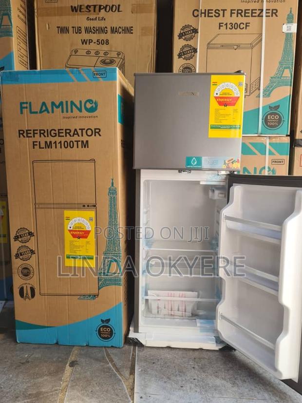 Original Flamingo 80 Liters Refrigerator Top Freezer Two Doors 1,750 photo 3