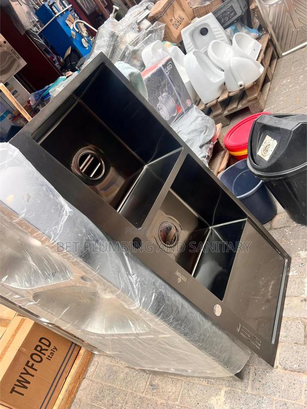 European Cabinet Sink_double Bowl 1 Arm Cabinet Sink_kitchen Sink · Photo 2