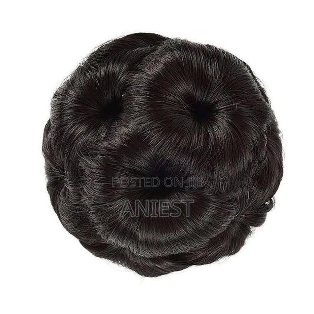 Blacklux Pony Hair Bun Clip-Black photo 2