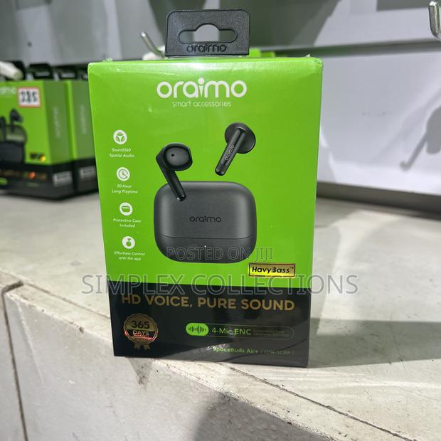Oraimo Spacebuds Air+ Ipx4 True Wireless Earbuds With Free Case photo 3