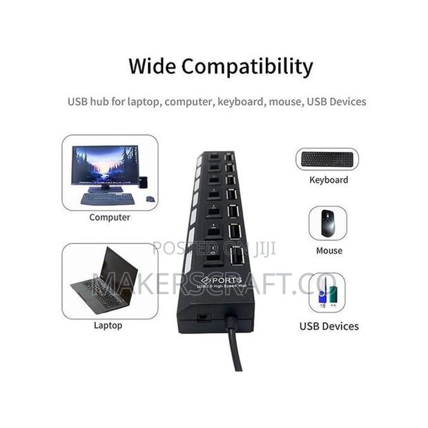 Usb Splitter Adapter, 7 Port Usb Splitter photo 2