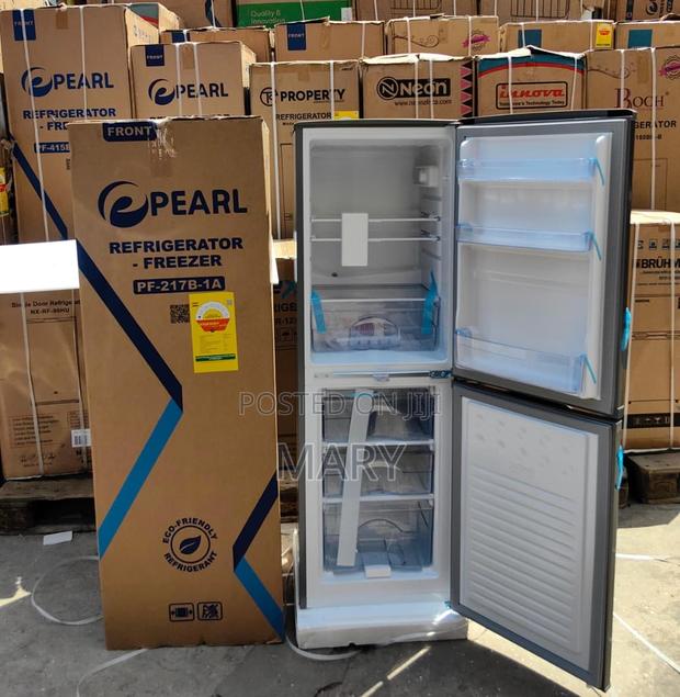 Pearl 142l Double Door Bottom Freezer Fridge