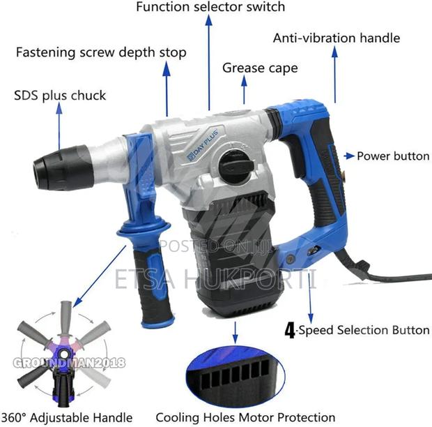 Brand New Day Plus Rotary Hammer Drill From Uk photo 5