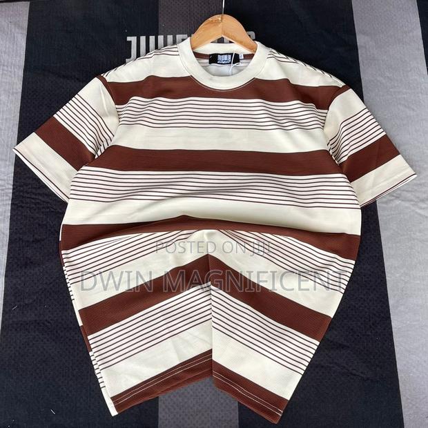 Calvin Klein Striped Short-Sleeved T-Shirt.