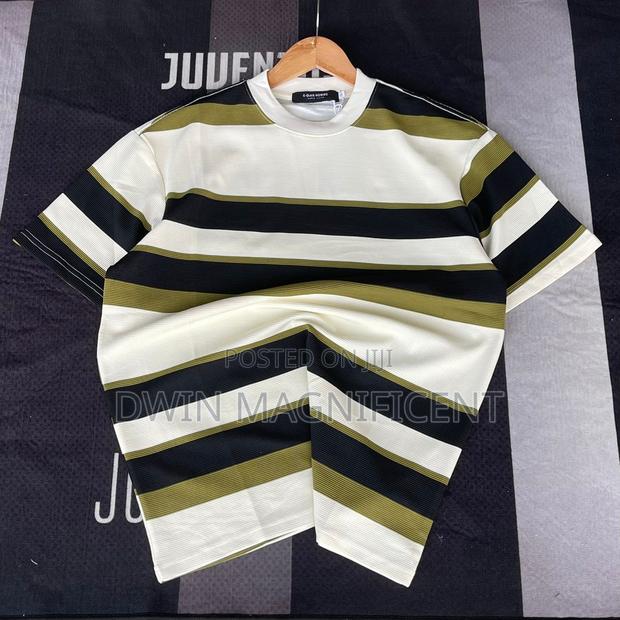 Calvin Klein Striped Short-Sleeved T-Shirt.