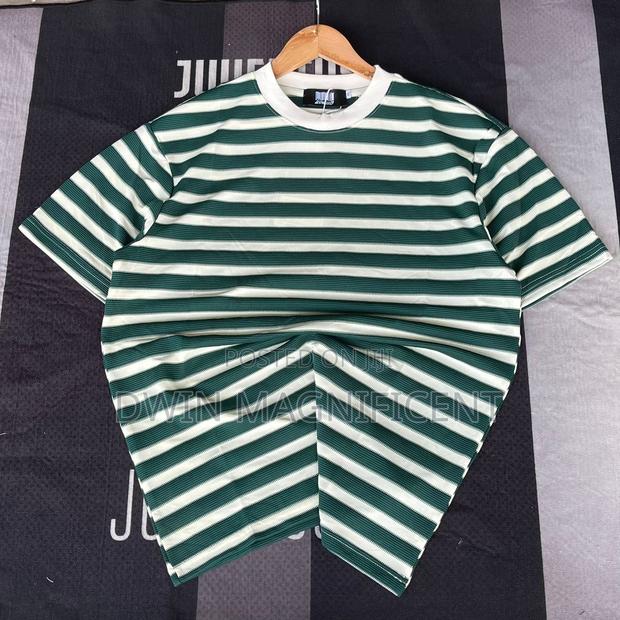 Calvin Klein Striped Short-Sleeved T-Shirt.