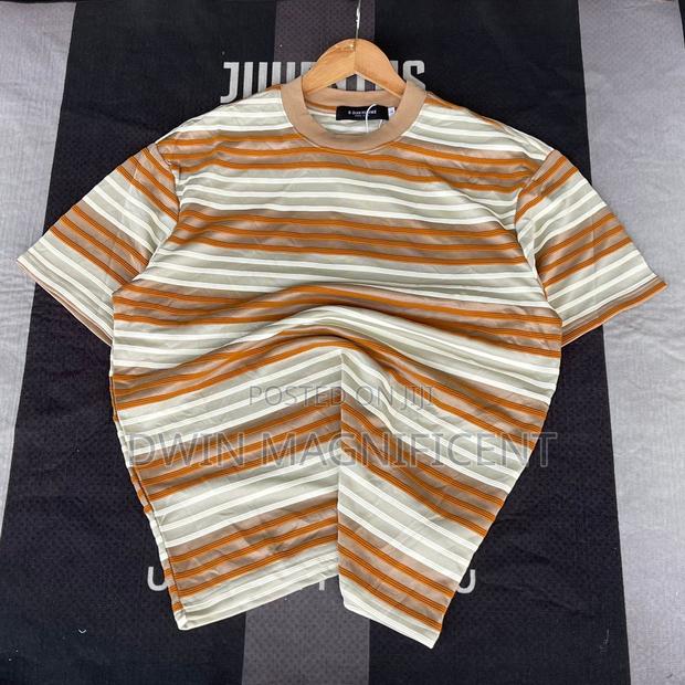 Calvin Klein Striped Short-Sleeved T-Shirt.