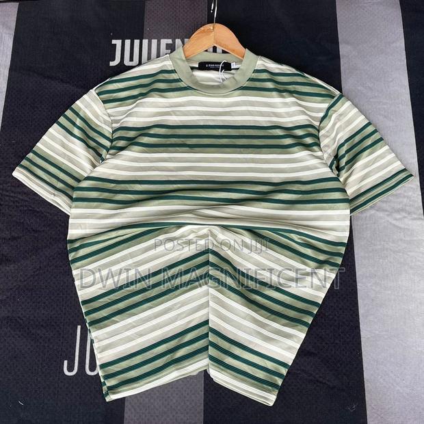Calvin Klein Striped Short-Sleeved T-Shirt.