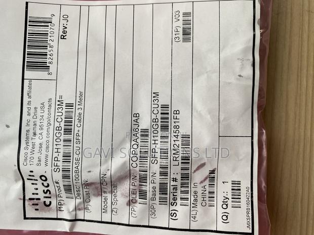 Cisco 10g Sfp+ Twinax Cable photo 4