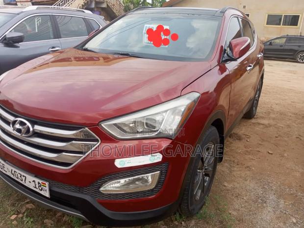 Hyundai Santa Fe 2015 Red photo 2