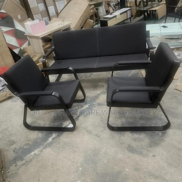 Kinbor 3-Piece Black Reception Chairs photo 3