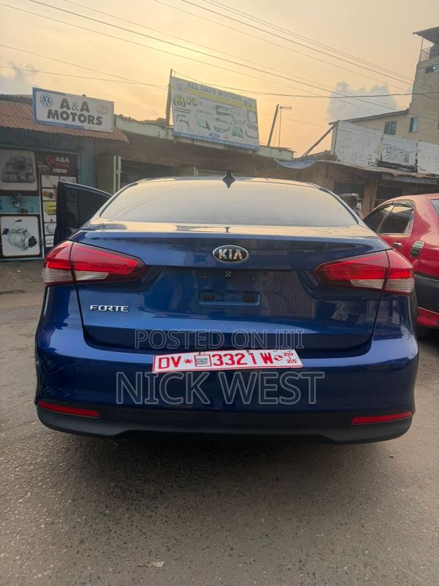 Kia Forte EX Sedan 2018 Blue photo 12