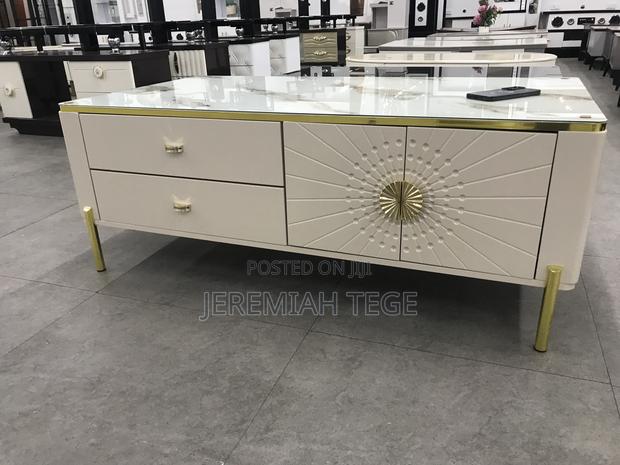 Classy Strong Marble Top Center Table
