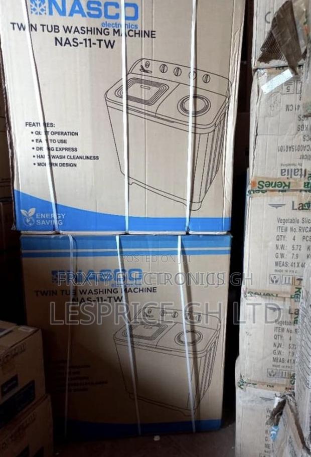 Unique -Nasco 11kg Washing Machine- Semi Auto Twin Tub - Super