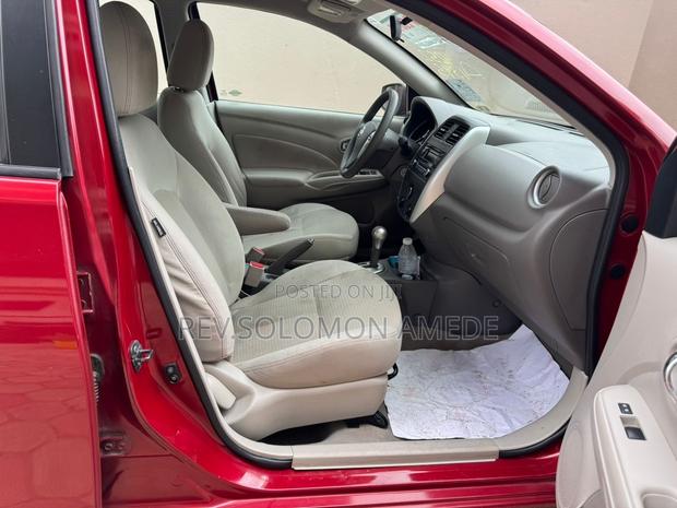 Nissan Versa 1.6 S 4dr Sedan (1.6L 4cyl 4A) 2015 Red photo 11