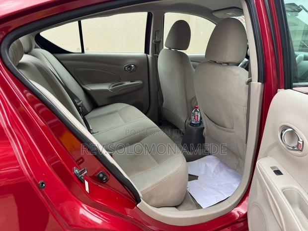 Nissan Versa 1.6 S 4dr Sedan (1.6L 4cyl 4A) 2015 Red photo 13