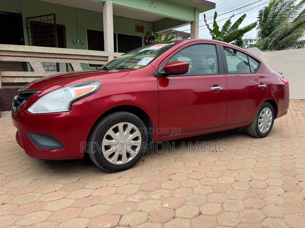 Nissan Versa 1.6 S 4dr Sedan (1.6L 4cyl 4A) 2015 Red photo 5