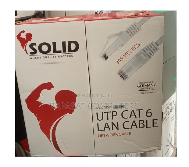 Solid Cat 6 Utp Indoor Cable 305m