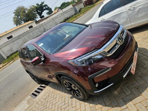 Honda Pilot EX-L 2021 Burgundy photo 3