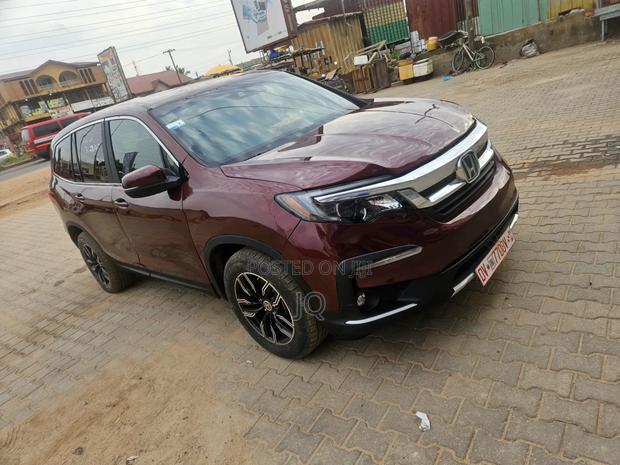 Honda Pilot EX-L 2021 Burgundy photo 6