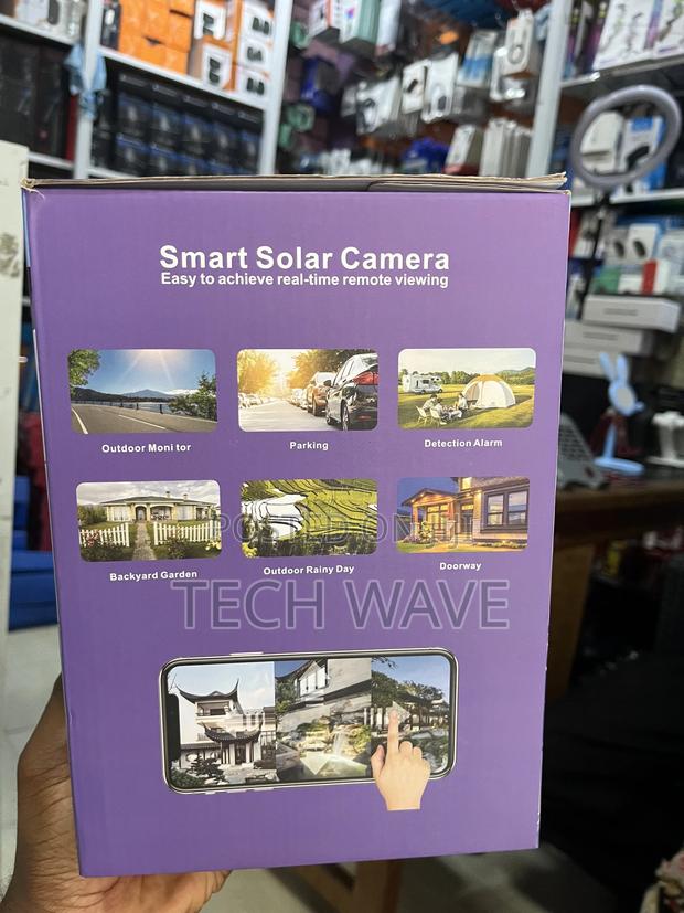 Ptz Solar 3 Lens Cctv Camera Takes Sim photo 4