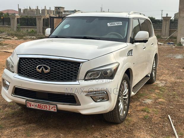 Infiniti QX80 2017 White photo 5