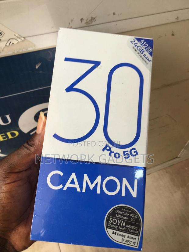 New Tecno Camon 30 Pro 5G 512 GB Black