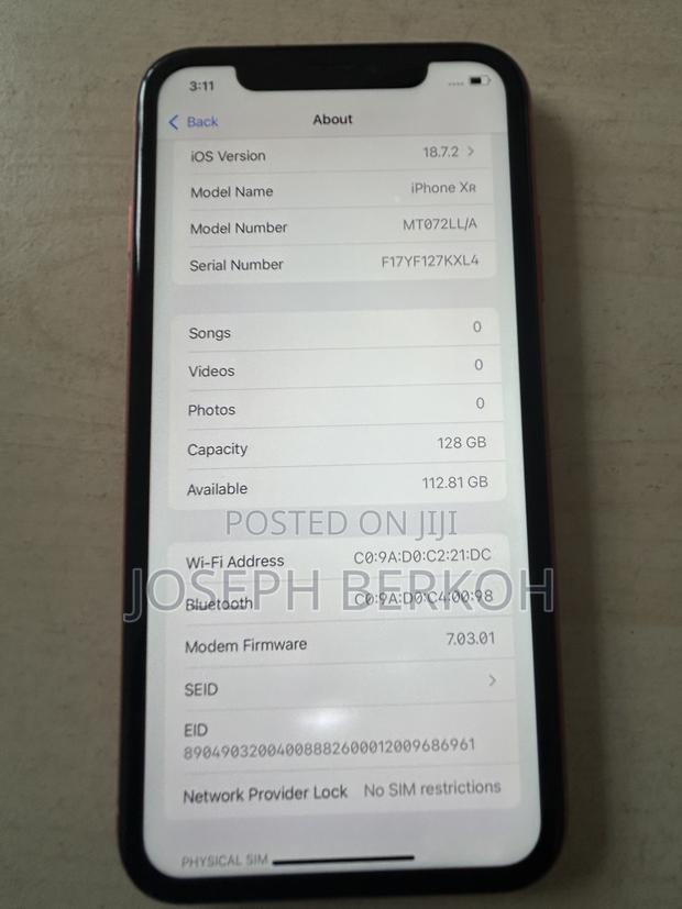 Apple iPhone XR 128 GB Pink photo 4